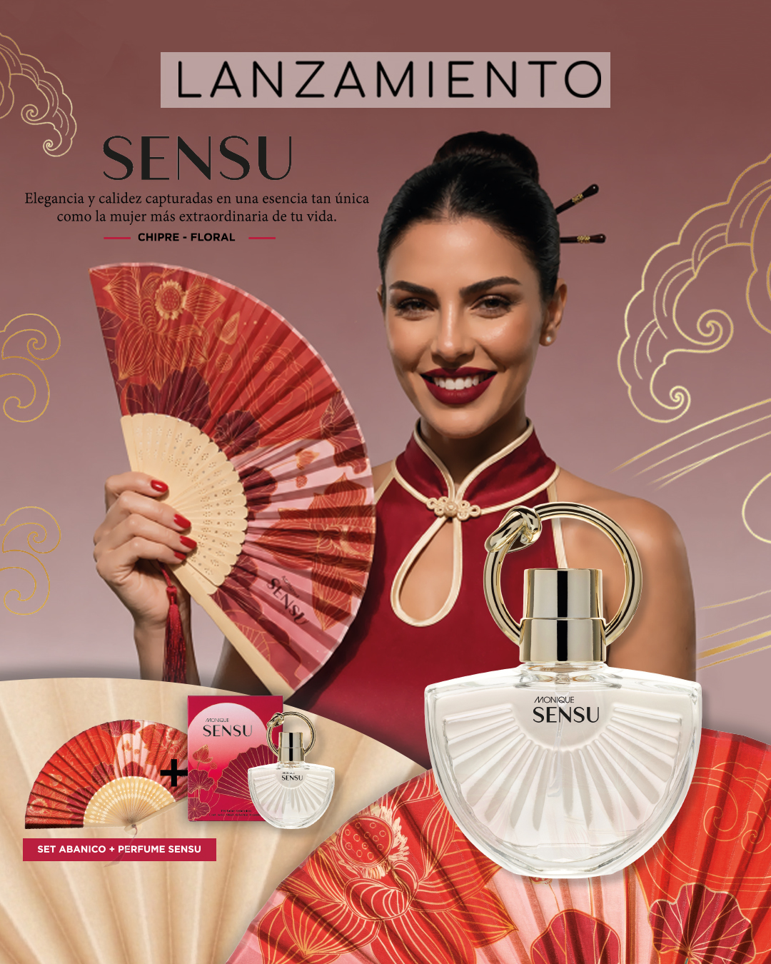 Sensu perfume + abanico