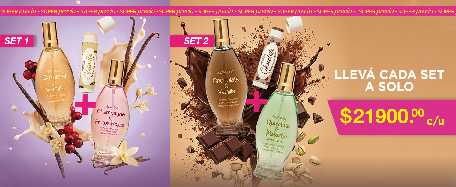 Set perfumes con bálsamo