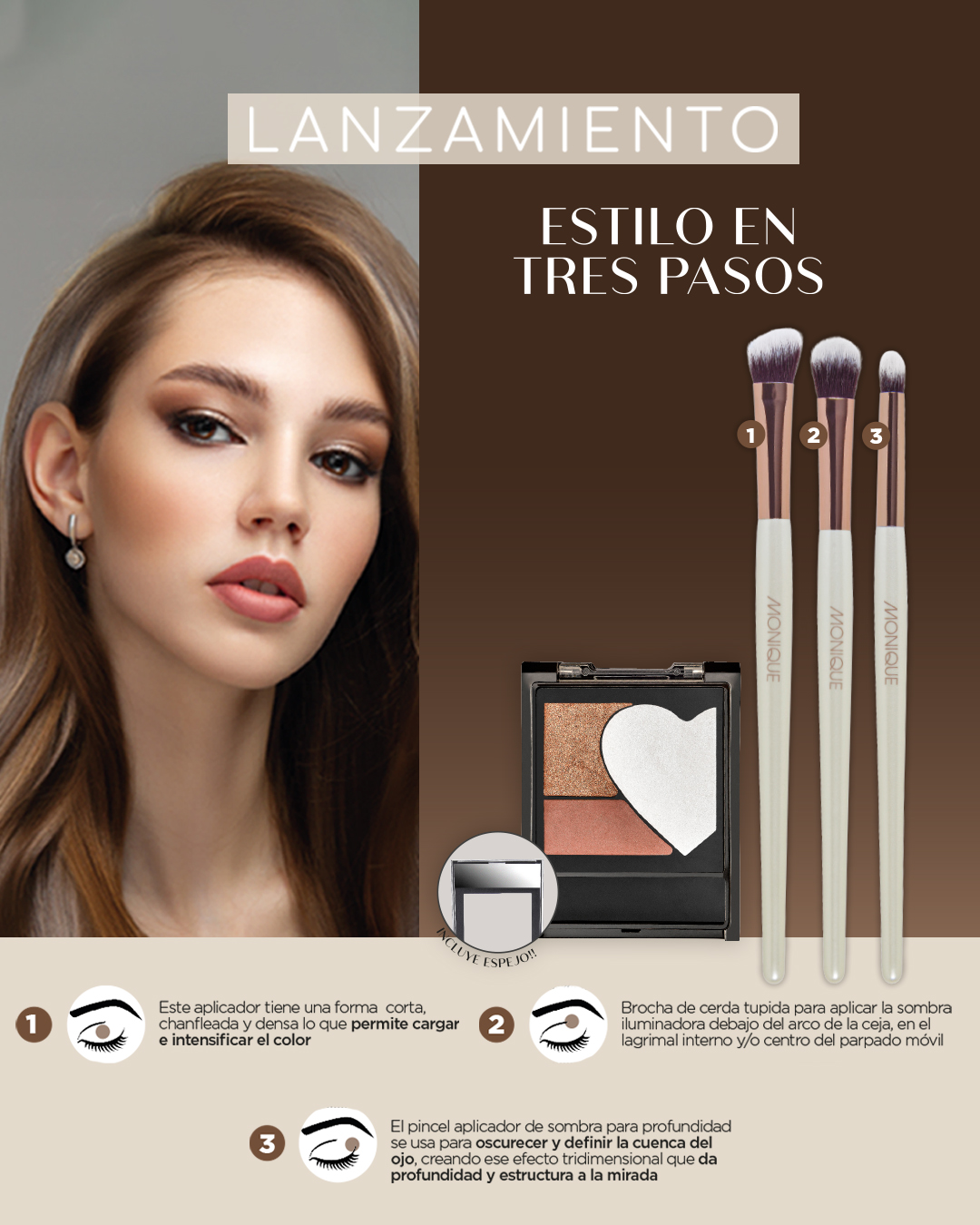 Trio de sombras + brochas