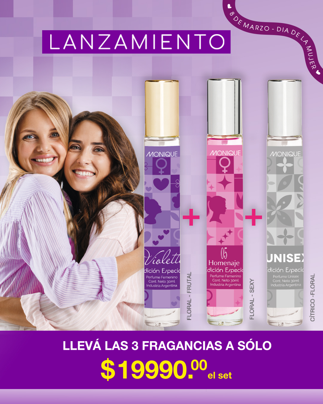 Trio xuxa dia de la mujer