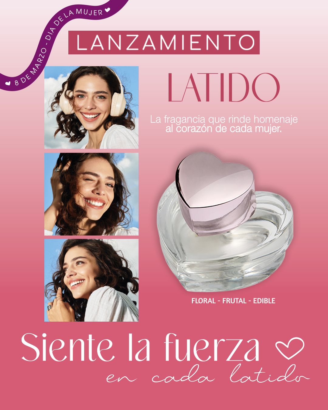 Perfume Latido dia de la mujer