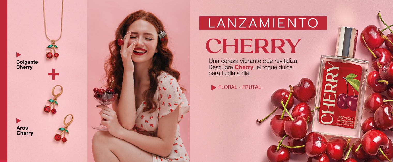 Perfume cherry y accesorios