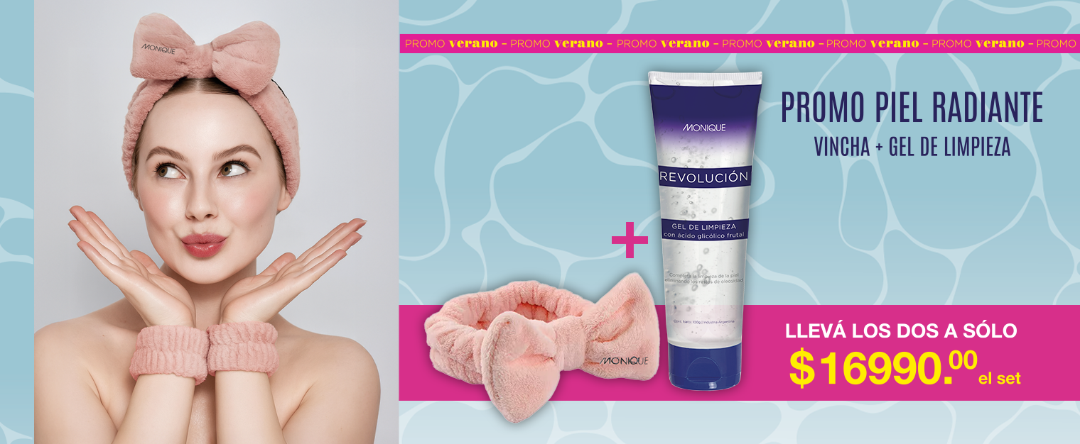 Gel de limpieza + vincha