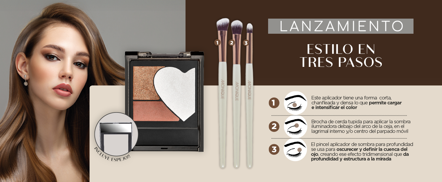 Trio de sombras + brochas