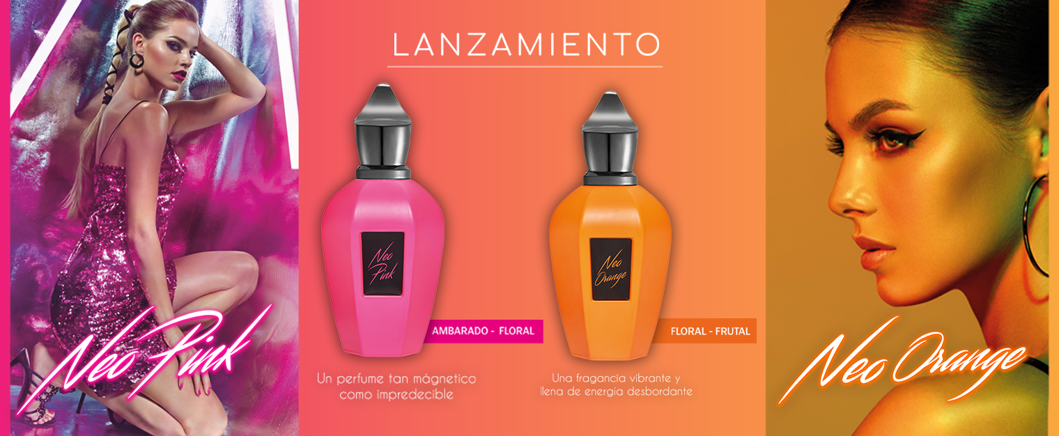 Neo pink y neo orange