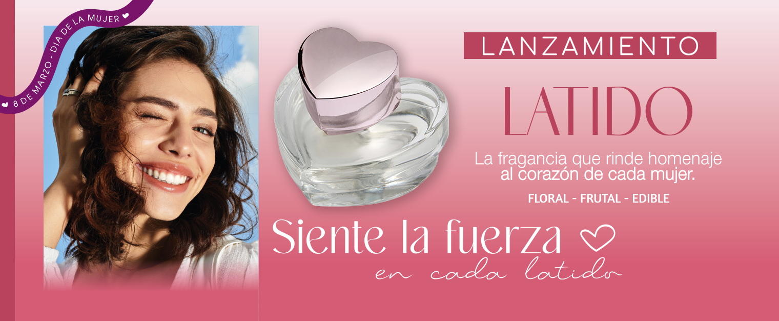Perfume Latido dia de la mujer
